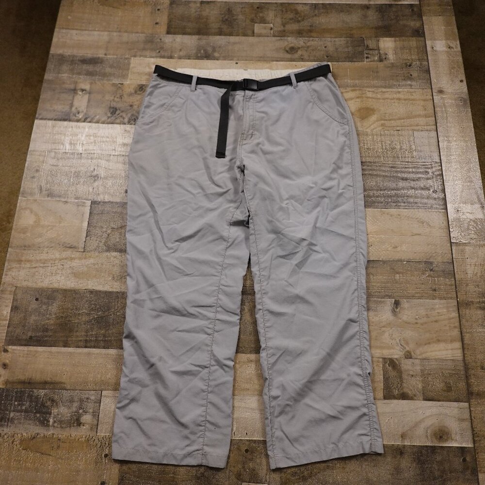 Exofficio nomad pants men''s 42 stone gray‎ UPF 50